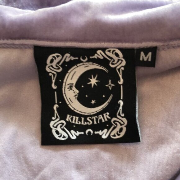 KILLSTAR Every Mourning pastel goth mini dress [PASTEL LILAC] - Picture 6 of 8